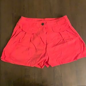 Red shorts
